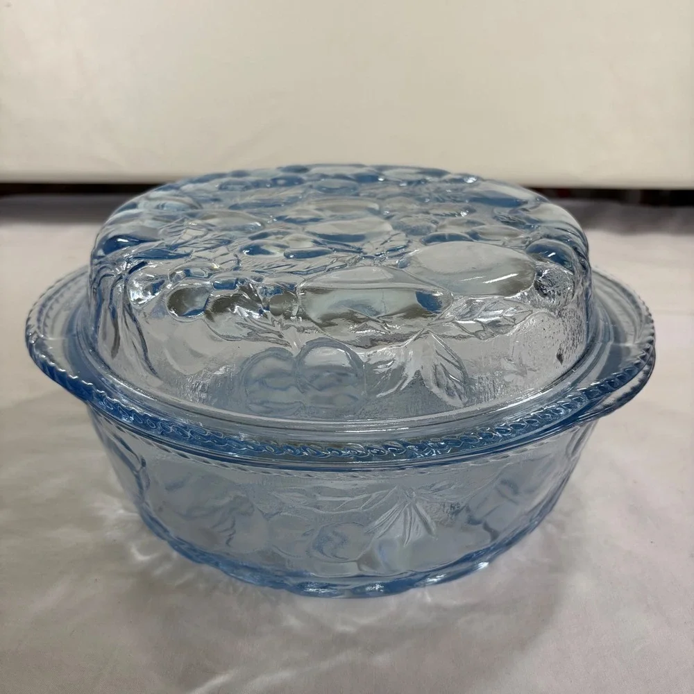 Libbey vintage blue